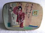 Oude blikken opbergdoos in Japanse stijl - vintage, Verzenden, Gebruikt, Overige, Overige merken
