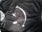 Zwart shirt met smiley opdruk., Ophalen of Verzenden, Nieuw, Maat 56/58 (XL), Zwart
