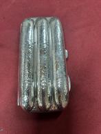 Zilveren Sigarendoos - Sterling Zilver, Antiek en Kunst, Antiek | Goud en Zilver, Ophalen of Verzenden, Zilver