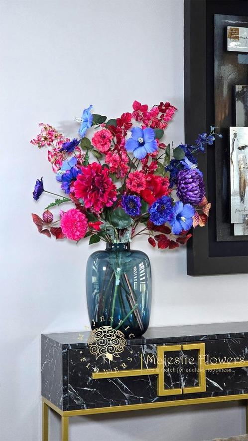 Nieuw zijdenbloemen boeket, Huis en Inrichting, Woonaccessoires | Kunstplanten en Kunstbloemen, Nieuw, Ophalen of Verzenden