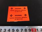 sticker set belgië menen menin MAWI, Ophalen, Zo goed als nieuw, Bedrijf of Vereniging