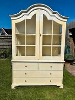 Franse buffetkast, roomwit, veel opbergruimte, Huis en Inrichting, Kasten | Vitrinekasten, Ophalen, Gebruikt, 200 cm of meer, 150 tot 200 cm