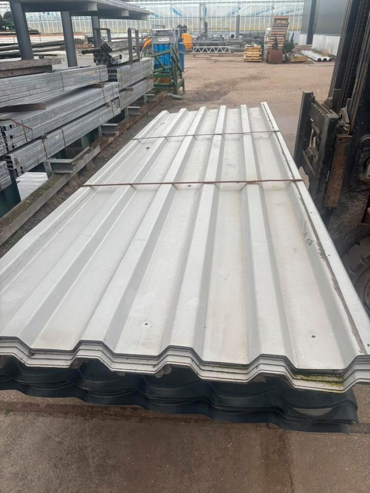 Damwandplaten en dakpanplaten, Doe-het-zelf en Verbouw, Platen en Panelen, Zo goed als nieuw, Ophalen of Verzenden