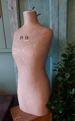 Antiek reclame corset paspop,D.W.Stockman buste,Papier-mache, Antiek en Kunst, Curiosa en Brocante, Ophalen of Verzenden