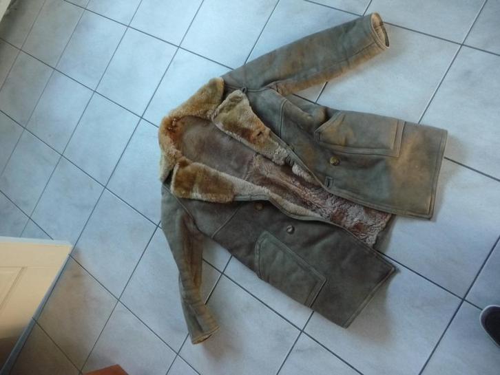 lammy coat heren    maat  M    plus minus  48, Kleding | Heren, Jassen | Winter, Zo goed als nieuw, Maat 48/50 (M), Bruin, Ophalen of Verzenden