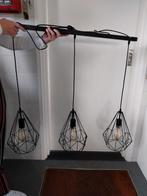 Marnier hanglamp zwart met 3 lampen, Ophalen, Gebruikt, Metaal, Minder dan 50 cm