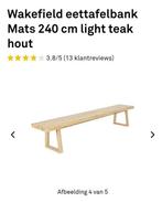 nieuw in de doos: tuinbank mats 240cm, Ophalen, Nieuw, Hout