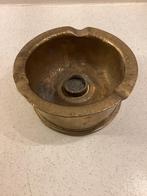 Oude koperen asbak gemaakt van een granaathuls 1943, Ophalen of Verzenden, Overige soorten, Nederland, Overige typen