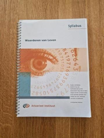 Syllabus Waarderen van Leven (Toegepaste Wiskunde) beschikbaar voor biedingen