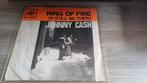 Johnny cash Ring of fire ( zeer nette single ), Cd's en Dvd's, Vinyl Singles, Ophalen of Verzenden, 7 inch, Zo goed als nieuw