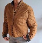 Prachtige cognackleurige  suède blazer maat 46, Kleding | Dames, Jasjes, Kostuums en Pakken, Ophalen of Verzenden, Zo goed als nieuw