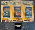 Pokemon 1st Edition Base Blister Booster Pack Artset Sealed, Ophalen of Verzenden, Nieuw, Booster