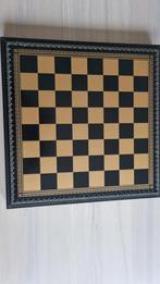 Schaakbord lederlook + Backgammon - Nieuw, Een of twee spelers, Ophalen, Nieuw