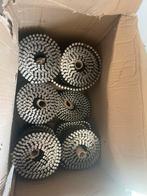 Unitsteel Ringnagels 2.8x75mm - 11 Rollen Nieuw, Doe-het-zelf en Verbouw, IJzerwaren en Bevestigingsmiddelen, Ophalen, 50 tot 100 mm