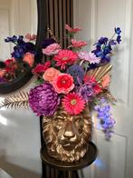 Echt een Eyecatcher Zijden bloemen in vaas Leeuwenkop-10%💕, Huis en Inrichting, Ophalen of Verzenden, Nieuw