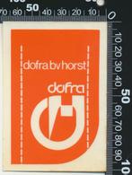 Sticker: Dofra - Horst (2), Ophalen of Verzenden, Zo goed als nieuw, Bedrijf of Vereniging