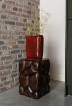 Dutchbone Edna vaas M rood | Van €49, nu, Dutchbone, Nieuw, Ophalen of Verzenden, Glas