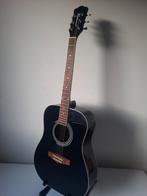 Richwood linkshandige semi-akoestische western met nwe hoes, Ophalen, Zo goed als nieuw, Western- of Steelstringgitaar, Met (piezo-)element