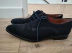 Van lier suède donderblauw schoenen 10,5 / 45, Kleding | Heren, Schoenen, Ophalen of Verzenden, Zo goed als nieuw, Blauw