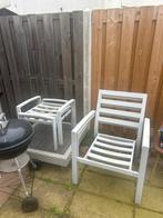 Tuinstoelen set - Aluminium, Ophalen of Verzenden, Gebruikt, Aluminium, Stapelbaar