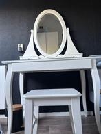 Ikea Hemnes Toilettafel met spiegel, Huis en Inrichting, Ophalen, Gebruikt, Hout, Minder dan 100 cm