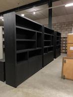 vakkenkast eiken fineer 180cm zwart hotel chique taupe, Huis en Inrichting, Kasten | Wandmeubels, Ophalen, 200 cm of meer, 150 tot 200 cm