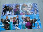 Frozen Puzzels - 4 in 1, Ophalen of Verzenden, Meer dan 50 stukjes, Zo goed als nieuw, 4 tot 6 jaar