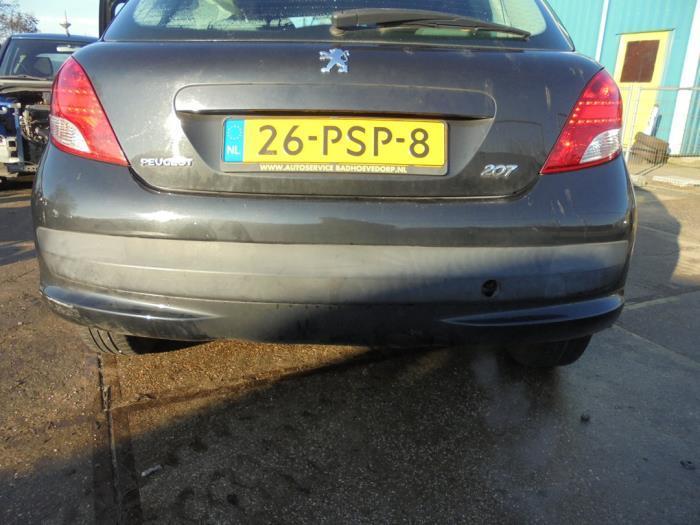 Achterbumper van een Peugeot 207 (EXL), Auto-onderdelen, Carrosserie en Plaatwerk, Bumper, Peugeot, Gebruikt, 3 maanden garantie