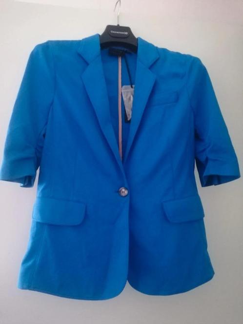 Atos Lombardini mooi blauw jasje / maat M/NIEUW/OPRUIMING, Kleding | Dames, Jasjes, Kostuums en Pakken, Nieuw, Jasje, Maat 38/40 (M)