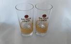 BACARDI LIMON glazen, 2 stuks, (#7), Ophalen of Verzenden, Zo goed als nieuw, Borrel- of Shotglas