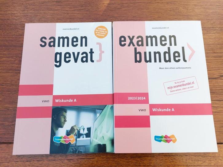 Examenbundels en samengevat VWO WiskA, Maw en NL, Boeken, Schoolboeken, Zo goed als nieuw, VWO, Ophalen of Verzenden