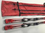Atomic skies 160cm met skistokken, 140 tot 160 cm, Ophalen of Verzenden, Zo goed als nieuw, Carve
