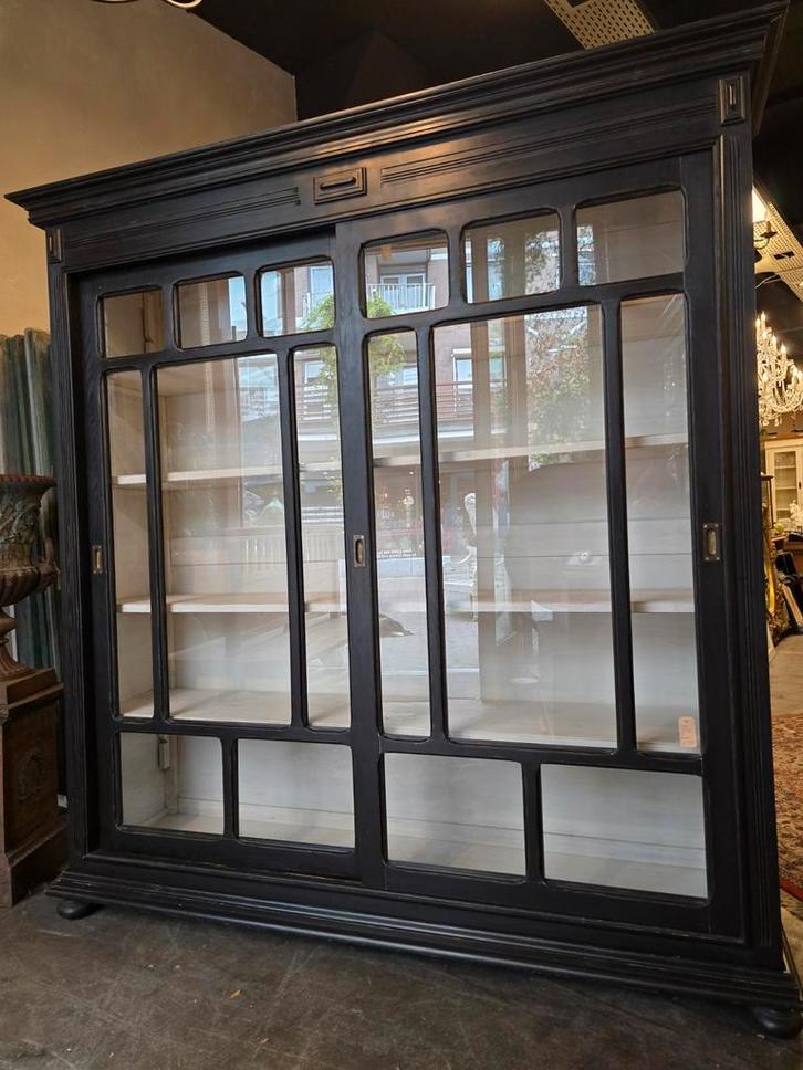 Prachtige ArtDeco | jaren 20' 30' | vitrinekast | boekenkast, Huis en Inrichting, Kasten | Vitrinekasten, Gebruikt, 200 cm of meer