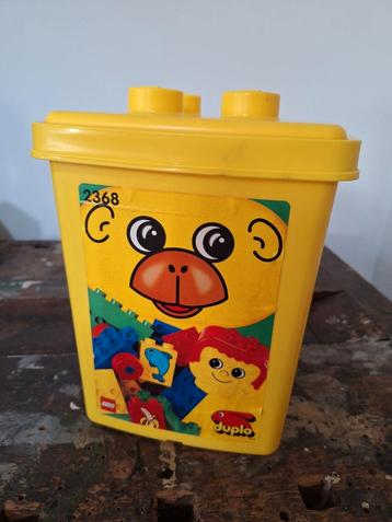 Vintage LEGO DUPLO opbergbak nummer 2368 origineel lege bak beschikbaar voor biedingen