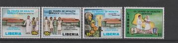 TSS Kavel 810227 Liberia  Pf  minr 1420-1423 health Mooi kav beschikbaar voor biedingen