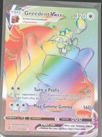 Pokemon Greedent Vmax 272 /264 Rainbow, Hobby en Vrije tijd, Verzamelkaartspellen | Pokémon, Ophalen of Verzenden, Losse kaart