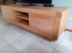 Blank eiken tv meubel, Huis en Inrichting, Kasten | Televisiemeubels, Ophalen, Zo goed als nieuw, 50 tot 75 cm, Minder dan 100 cm