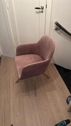 Fluwelen stoel Westwing, Huis en Inrichting, Fauteuils, Ophalen, Gebruikt, Minder dan 75 cm, Hotel chique