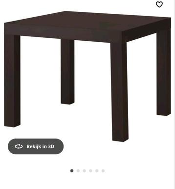 Salontafel Lack Ikea zwartbruin 90 x 55  beschikbaar voor biedingen
