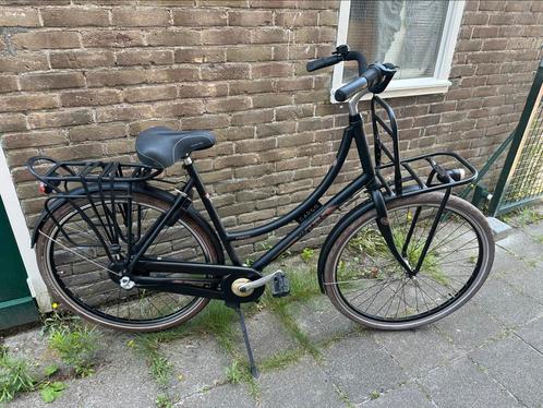 Een zeer nette Stokvis Cargo omafiets 28 inch zwart., Fietsen en Brommers, Fietsen | Dames | Omafietsen, Gebruikt, 50 tot 53 cm