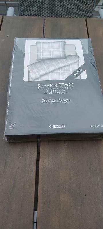 Dekbedovertrek + sloop+ hoeslaken 140 x 220 met sloop nieuw beschikbaar voor biedingen
