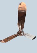 Retro Chroom Plafondventilator | 48 cm hoog, 125 cm breed, Ophalen of Verzenden, Refurbished, Plafondventilator
