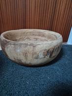 Houten schaal, Gebruikt, Schaal, Rond, Ophalen of Verzenden
