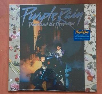PRINCE PURPLE RAIN SPLATTER VINYL GRATIS VERZENDEN  beschikbaar voor biedingen
