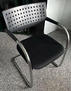 Vitra Visavis stoel - Bureau/Vergaderstoel, Huis en Inrichting, Stoelen, Ophalen, Zwart, Zo goed als nieuw, Metaal