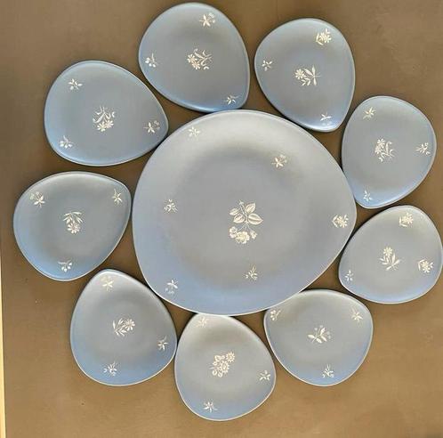 Gebaksstel plateel Gouda, Antiek en Kunst, Antiek | Keramiek en Aardewerk, Ophalen of Verzenden