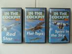 In the cockpit deel 1 t/m 6 op VHS band, Verzamelen, Luchtvaart en Vliegtuigspotten, Ophalen of Verzenden, Zo goed als nieuw