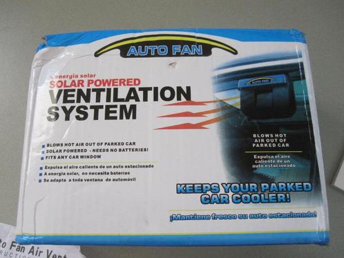 Autoraam ventilatie systeem op zonnecel. Houd de auto koeler, Auto diversen, Auto-accessoires, Nieuw, Ophalen of Verzenden