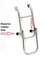 Zware rubber doppen (grijs) voor zwemtrappen. € 4,95., Watersport en Boten, Ophalen of Verzenden, Nieuw, Overige typen