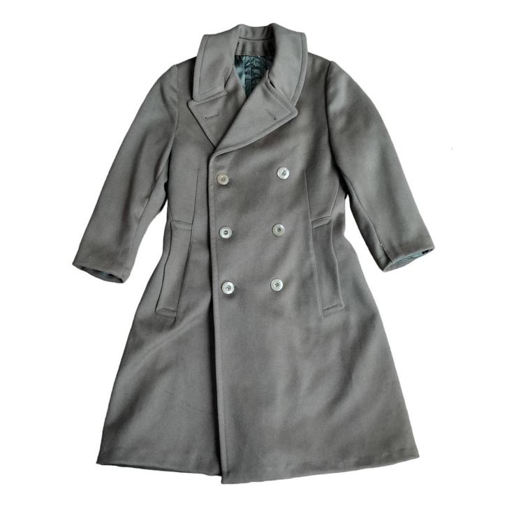 WWII US Army Officers Greatcoat Named, Verzamelen, Militaria | Tweede Wereldoorlog, Embleem of Badge, Amerika, Ophalen of Verzenden